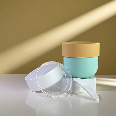 Food Grade PP Plastic Jar met schroeftop en UV Printed Label voor 150-500ml Cosmetic Face & Body Creams (Cheer Pack)