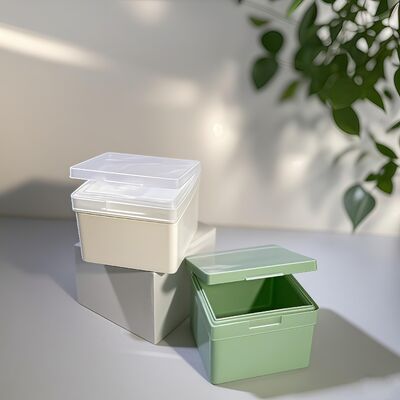 200 vellen huidverzorging katoenen liner voedselkwaliteit plastic potten voor OEM / bulk cosmetische merken