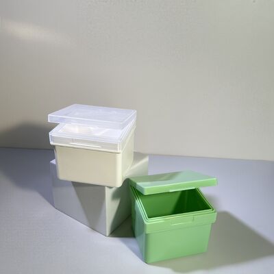 200 vellen huidverzorging katoenen liner voedselkwaliteit plastic potten voor OEM / bulk cosmetische merken