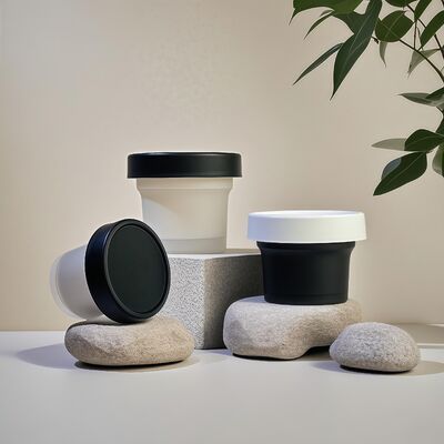 Voedselkwaliteit 50-120ml Plastic PP Pot met PET Bodemmateriaal voor Cosmetische Crème, Bodylotion, Snacks, Snoep, Koekjes, Jelly, Melk Opslag