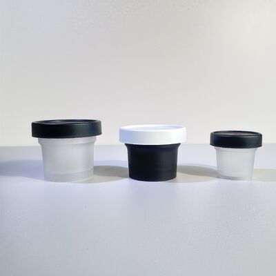 Voedselkwaliteit 50-120ml Plastic PP Pot met PET Bodemmateriaal voor Cosmetische Crème, Bodylotion, Snacks, Snoep, Koekjes, Jelly, Melk Opslag