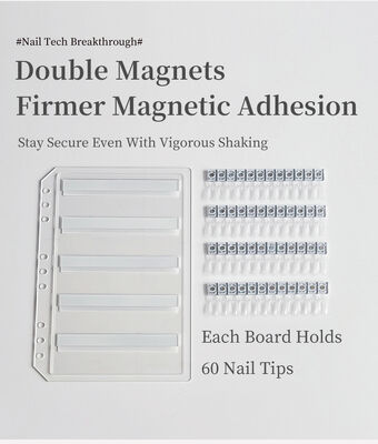 Afneembare Acryl Magnetische Nagelkunst Display Board Gradiënt Kleuren 120/180/240 Schakeringen voor Plastic Tool Nail Gel Nail Supplies
