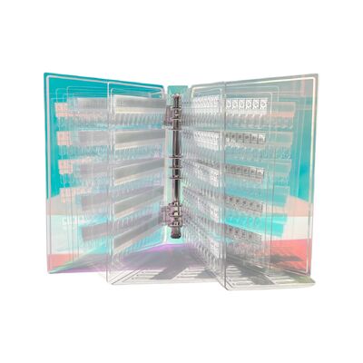 Afneembare Acryl Magnetische Nagelkunst Display Board Gradiënt Kleuren 120/180/240 Schakeringen voor Plastic Tool Nail Gel Nail Supplies