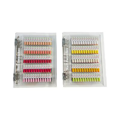 Afneembare Transparante Acryl Magnetische Nail Art Display Board 120/180/240 Kleuren Boek Plastic Tool voor Nageltips Gemaakt Gel