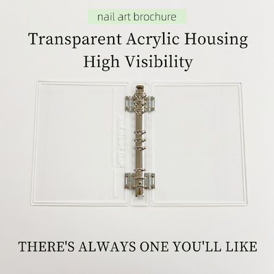 Afneembare Transparante Acryl Magnetische Nail Art Display Board 120/180/240 Kleuren Boek Plastic Tool voor Nageltips Gemaakt Gel