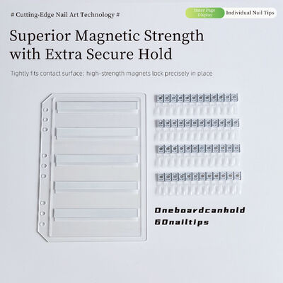 Professionele Afneembare Acryl Magnetische Nagelkunst Display Board 120/180/240 Gradiënt Kleuren Solid Plastic Tool voor Nagel Gel Tips