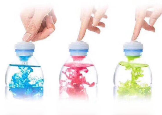 Transparante Creatieve Perstype Plastic Kroonkurken voor Drankpoeder Verpakking