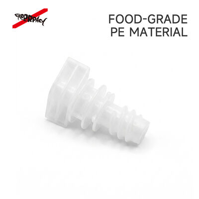 5 mm X050 Plum Blossom Spout Cap Leakproof Industrial Food Grade PE Nozzle Cover voor cosmetische vloeistof opvulzak Verpakking