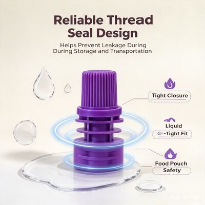 8.6mm Inner-Dia PE Plastic Screw Cap Draagbare en duurzame afvoerkappen voor afvoerzakken