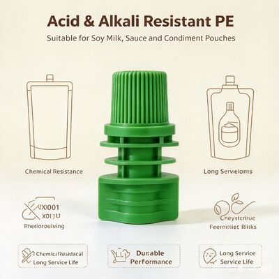 8.6mm Inner-Dia PE Plastic Screw Cap Draagbare en duurzame afvoerkappen voor afvoerzakken