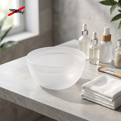 C36 Voedselkwaliteit PP Masker Mengkom 185ml | Gebruik in Schoonheidssalon | Ideaal voor het mengen van maskerpoeder & schoonheidspasta voor schoonheidssalon & thuis DIY huidverzorging. Stevig antislip platte bodem ontwerp. Winkel nu groothandel.