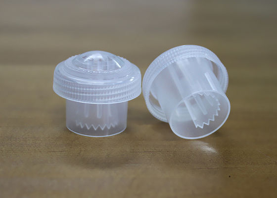 Transparante Creatieve Perstype Plastic Kroonkurken voor Drankpoeder Verpakking