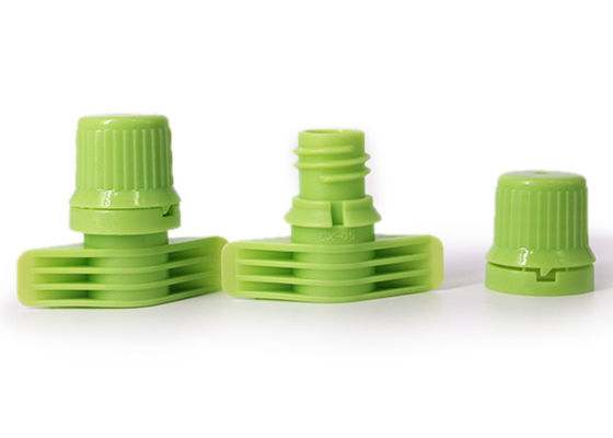 Groene Kleurenpe het Schroefdekselbodem van voedselspuiten het Verzegelen Lengte 39.7mm