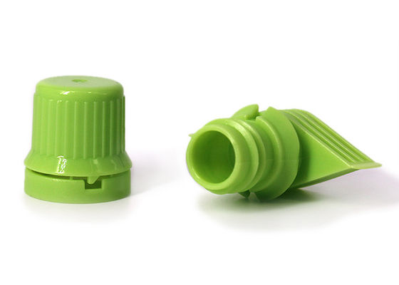 Groene Kleurenpe het Schroefdekselbodem van voedselspuiten het Verzegelen Lengte 39.7mm