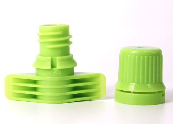 9.6mm Plastic spout cap kan PLA compost afbraak materialen en lage temperatuur hitte afdichting materialen produceren