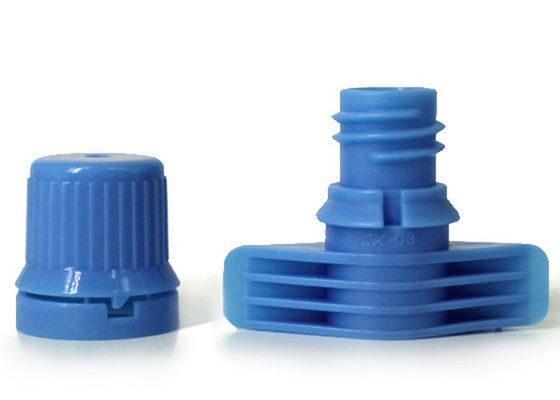 Blauwe Glanzende 9.6mm Doypack Plastic Spuitenkappen