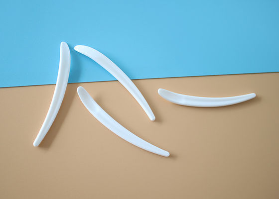 PP 64,8 mm gezichtsklei crème cosmetische spatula scoop bloem knop in de vorm van