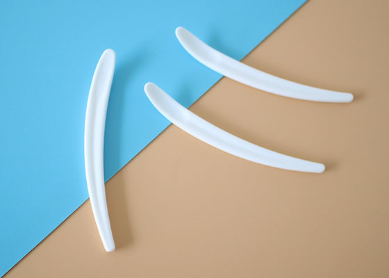 PP 64,8 mm gezichtsklei crème cosmetische spatula scoop bloem knop in de vorm van